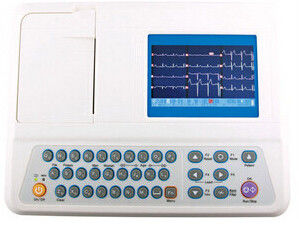Digital ECG Machine 5 inch ECG Monitoring System with Rechargeable Li-ion Battery